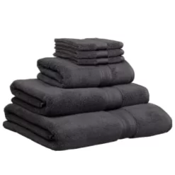 B&M Signature Zero Twist Bath Towel - Charcoal -Home Decor Shop 317249 317250 319251 319252 Signature Zero Twist charcoal towels
