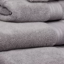 B&M Signature Zero Twist Bath Towel - Grey -Home Decor Shop 3172653 317254 317255 317256 Signature Zero Twist grey towels 2 1