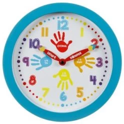 B&M Learn To Tell The Time Clock - Blue