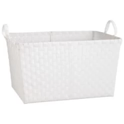B&M Large Woven Basket - Beige