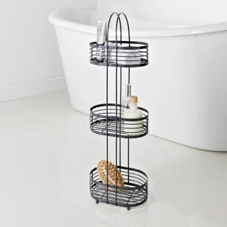 Addis Powder Coated 3 Tier Caddy - Black 1 Addis Powder Coated 3 Tier Caddy - Black