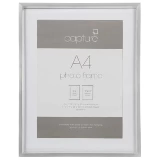 B&M A4 Metallic Picture Frame 2 B&M A4 Metallic Picture Frame - Image 2