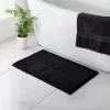 B&M Signature Microfibre Noodle Bath Mat - Black