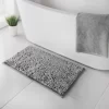 B&M Velvet Touch Bath Mat - Grey