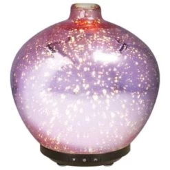 Essence Colour Changing Rose Gold Aroma Diffuser -Home Decor Shop 363278 colour changing glass aroma diffuser rosa purple