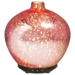 Essence Colour Changing Rose Gold Aroma Diffuser -Home Decor Shop 363278 colour changing glass aroma diffuser rosa red 2