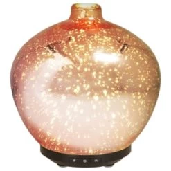 Essence Colour Changing Rose Gold Aroma Diffuser -Home Decor Shop 363278 colour changing glass aroma diffuser rosa yellow