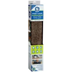 B&M Antibacterial Doormat - Brown -Home Decor Shop 366004 anti bac magic clean mat brown