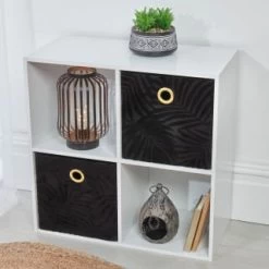 B&M Storage Cubes 2pk - Black