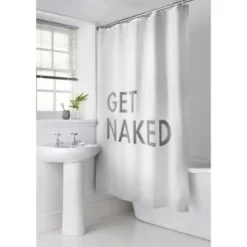 B&M Get Naked Shower Curtain