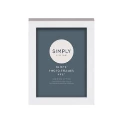 Simply Everyday 4 X 6" Block Frames 3pk - White -Home Decor Shop 370283 3pk simply everyday block frames 4x6 white 3