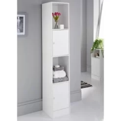 Spaceways Tall Cupboard - White