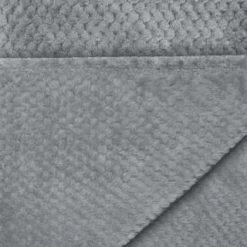 Waffle Faux Fur Throw - Grey -Home Decor Shop 372931 heritage collection waffle faux fur throw 130x160cm 2