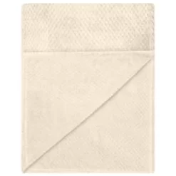 Waffle Faux Fur Throw - Cream -Home Decor Shop 372948 waffle faux fur throw cream 2