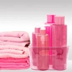 B&M Large Clear Storage Tub -Home Decor Shop 376039 376040 clear storage tub 3