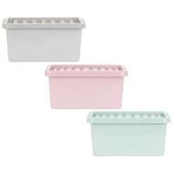 B&M Storage Box With Lid 11L - Sage -Home Decor Shop 377031 377033 377036 11l storage box group