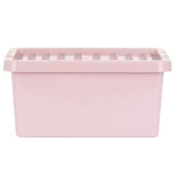 B&M Storage Box With Lid 11L - Dusty Pink 6 B&M Storage Box With Lid 11L - Dusty Pink -Home Decor Shop 377033 11l storage box dusty pink