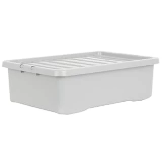 B&M Under Bed Storage Box 32L - Grey 1 B&M Under Bed Storage Box 32L - Grey