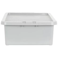 B&M Under Bed Storage Box 32L - Grey 8 B&M Under Bed Storage Box 32L - Grey -Home Decor Shop 377037 under bed storage box 32l grey