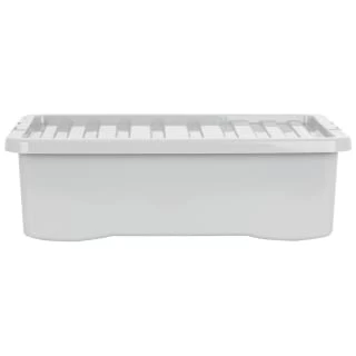 B&M Under Bed Storage Box 32L - Grey 3 B&M Under Bed Storage Box 32L - Grey - Image 3