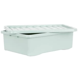 B&M Under Bed Storage Box 32L - Sage 2 B&M Under Bed Storage Box 32L - Sage - Image 2