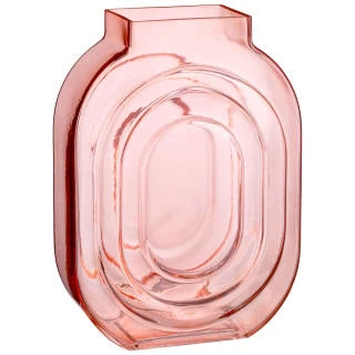 B&M Glass Vase - Blush 1 B&M Glass Vase - Blush