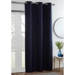 B&M Kent Woven Blackout Panel 54 X 86" - Navy
