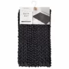 Retreat Knitted Bath Mat 50 X 80cm - Charcoal