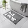 B&M Rise & Shine Tufted Bath Mat - Grey