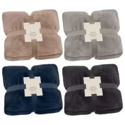 Heritage Collection Aspen Faux Fur Throw - Charcoal -Home Decor Shop 383178 383180 383182 383183 aspen throw group 1