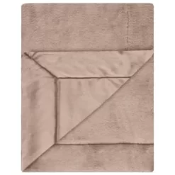 Heritage Collection Aspen Faux Fur Throw - Mink -Home Decor Shop 383183 aspen throw dark mink 2