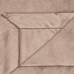 Heritage Collection Aspen Faux Fur Throw - Mink -Home Decor Shop 383183 aspen throw dark mink 3