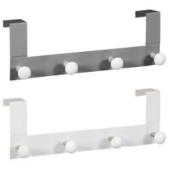 B&M Heavy Duty Overdoor Hooks - White -Home Decor Shop 383565 heavy duty overdoor hooks main