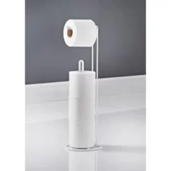 Addis 2 In 1 Free Standing Toilet Roll Holder