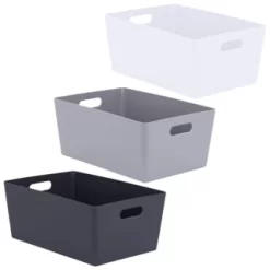 Soho Storage Tub 15 X 35 X 26cm - Grey -Home Decor Shop 384310 soho size g box 15x35x26cm group 2