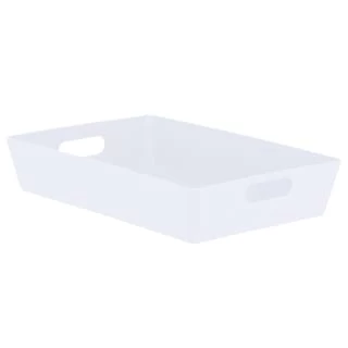Soho Storage Tray 8 X 35 X 26cm - White 1 Soho Storage Tray 8 X 35 X 26cm - White