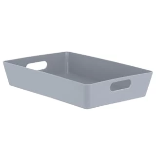 Soho Storage Tray 15 X 35 X 26cm - Grey 1 Soho Storage Tray 15 X 35 X 26cm - Grey