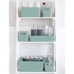Soho Storage Tub 10 X 30 X 10cm - Sage 5 Soho Storage Tub 10 X 30 X 10cm - Sage -Home Decor Shop 384326 384406 384419 soho box sage group1