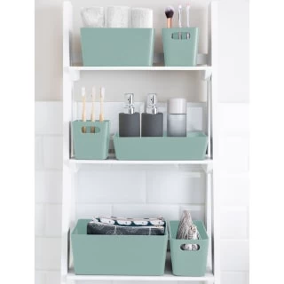 Soho Storage Tub 10 X 30 X 10cm - Sage 3 Soho Storage Tub 10 X 30 X 10cm - Sage - Image 3