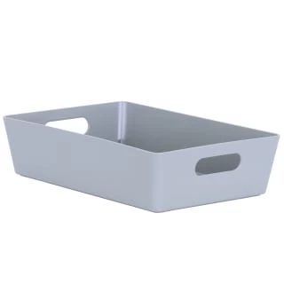 Soho Storage Tray 6 X 25.5 X 17cm - Grey 1 Soho Storage Tray 6 X 25.5 X 17cm - Grey