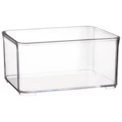 Clear Nestable Storage Tub - Medium