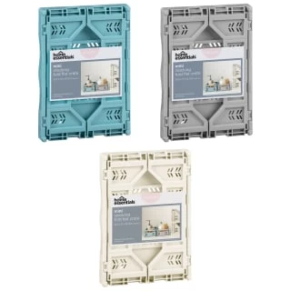 Mini Stacking Fold Flat Crate 22.2 X 15 X 8.7cm - Teal 4 Mini Stacking Fold Flat Crate 22.2 X 15 X 8.7cm - Teal - Image 4
