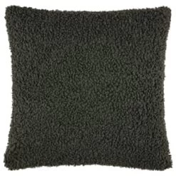 B&M Roma Boucle Cushion Cover - Dark Green