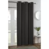 B&M Kent Woven Eyelet Blackout Panel 54 X 86" - Charcoal