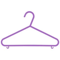 B&M Children's Hangers 10pk - Pastel -Home Decor Shop 389289 home organisation co 10pk childrens hangers girl 3