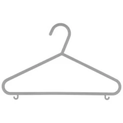 B&M Children's Hangers 10pk - Pastel -Home Decor Shop 389289 home organisation co 10pk childrens hangers girl 6
