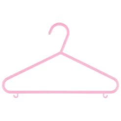 B&M Children's Hangers 10pk - Pastel -Home Decor Shop 389289 home organisation co 10pk childrens hangers girl 7