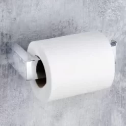 B&M Chrome Fitted Toilet Roll Holder