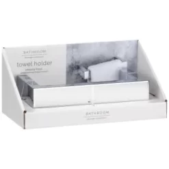 B&M Chrome Fitted Towel Ring -Home Decor Shop 389953 chrome fitted towel holder 5