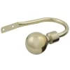 B&M Shiny Gold Orb Curtain Hold Backs 2pk
